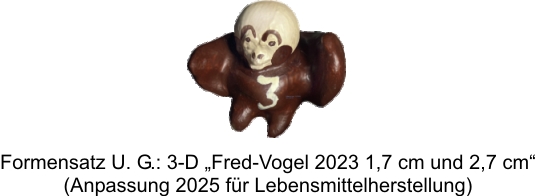 FRED-CorEKon-Familie®, 3-d-FredVogel (Adaption für Lebensmittelherstellung), U. G. 1-2025