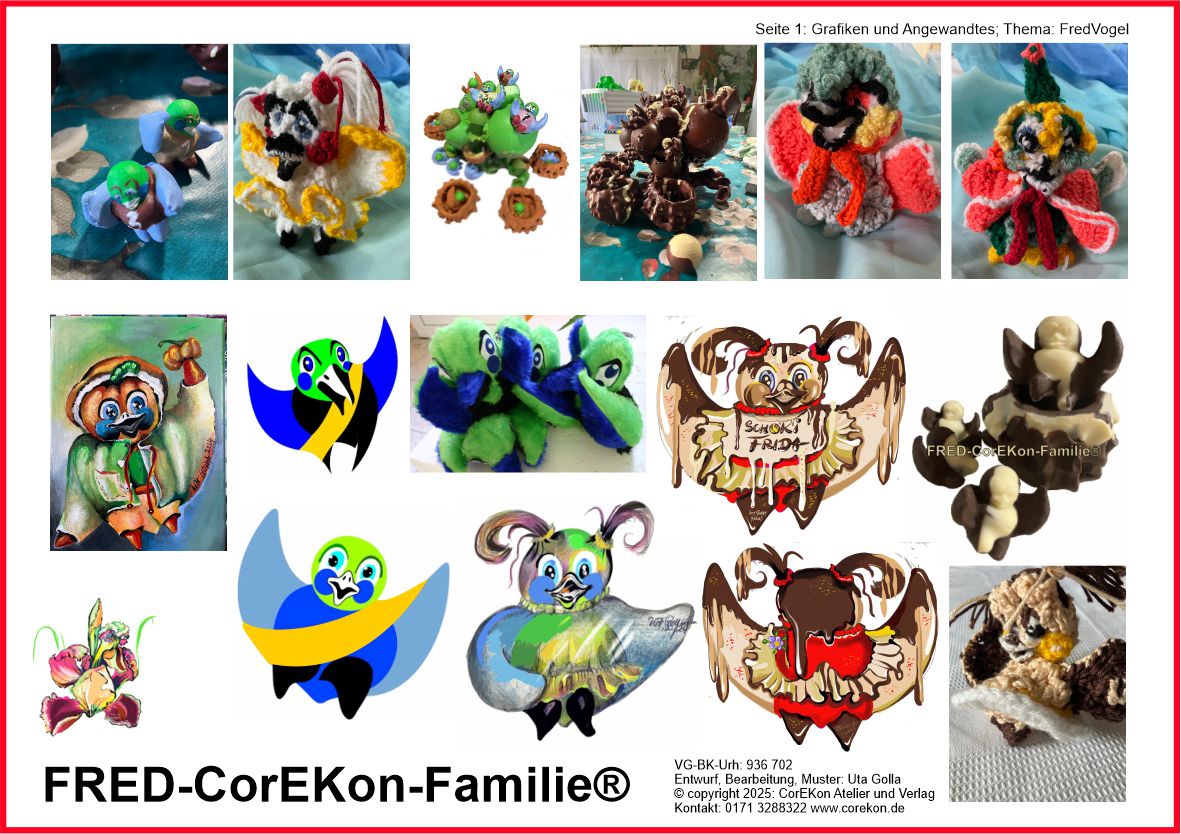 FRED-CorEKon-Familie®, Grafiken und Angewandtes, Seite 1, Uta Golla