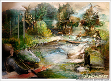Kanurennstrecke Sömmerda, Zeichnung, VG-K-Urh. 936702 Kanurennstecke Sömmerda, Zeichnung, VG BK-Urh 936 702, A4,2001